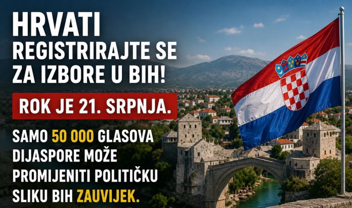 ČOVIĆEV PLAN ZA "TREĆI ENTITET": "50.000 Hrvata iz dijaspore moglo trajno promijeniti političku sliku BiH!"
